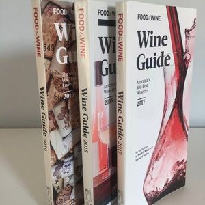 Food & Wine Bundle 3 Wine Guide Paperback Books.